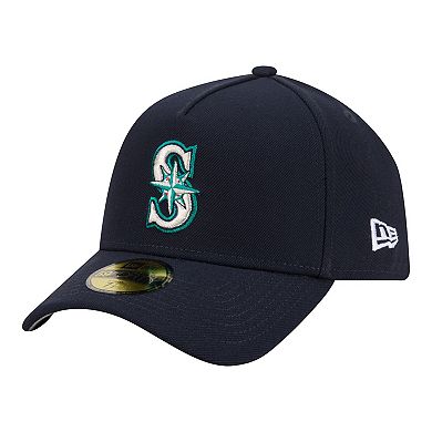 Men's New Era Navy Seattle Mariners A-Frame 59FORTY Fitted Hat