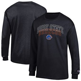 Men's Champion Black Boise State Broncos Team Long-Sleeve T-Shirt