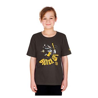 Youth New Era Brown San Diego Padres Looney Tunes T-Shirt
