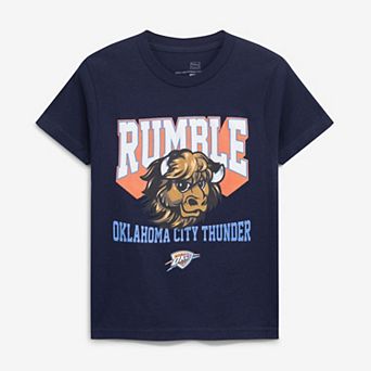 Youth Stadium Essentials Navy Oklahoma City Thunder Most Valuable Mascot T-Shirt