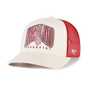 Men's '47 Natural Maryland Terrapins Drawbridge Trucker Adjustable Hat