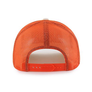 Men's '47 Natural Clemson Tigers Drawbridge Trucker Adjustable Hat