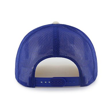 Men's '47 Natural Kansas Jayhawks Drawbridge Trucker Adjustable Hat