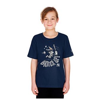 Youth New Era Navy New York Yankees Looney Tunes T-Shirt