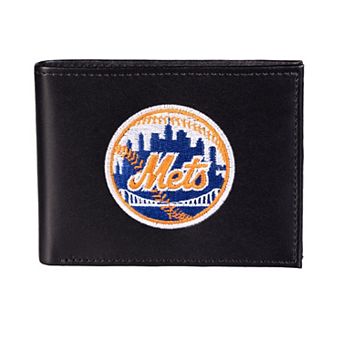 New York Mets Synthetic Leather Embroidered Bifold Wallet