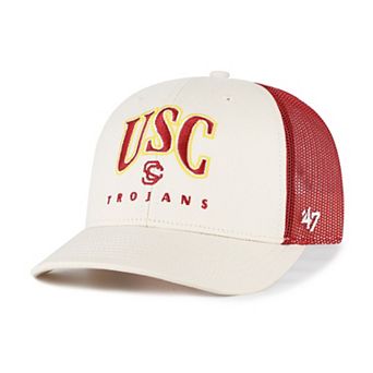 Men's '47 Natural USC Trojans Drawbridge Trucker Adjustable Hat