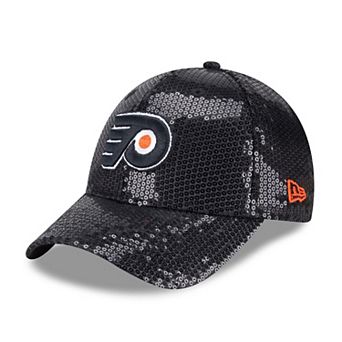 Women's New Era Black Philadelphia Flyers Sequin 9FORTY Adjustable Hat