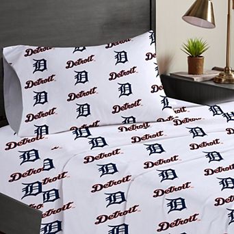 Pegasus Detroit Tigers Three-Piece Twin Sheet Set