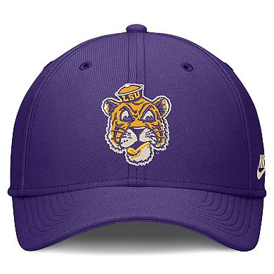 Men's Nike Purple LSU Tigers Dri-FIT Vintage Rise Swooshflex Flex Hat