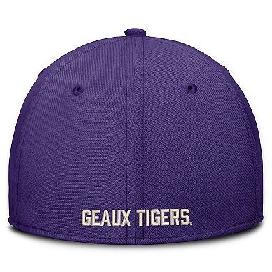 Men's Nike Purple LSU Tigers Dri-FIT Vintage Rise Swooshflex Flex Hat