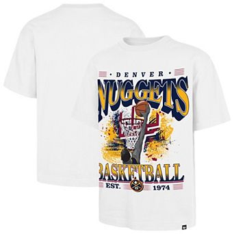 Men's '47 White Denver Nuggets Regional Foundation T-Shirt