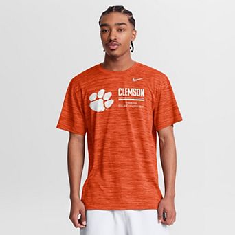 Men's Nike Orange Clemson Tigers Sideline Velocity Dri-FIT T-Shirt