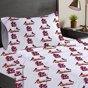Pegasus St. Louis Cardinals Three-Piece Twin Sheet Set