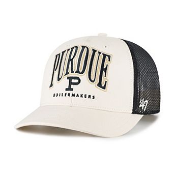 Men's '47 Natural Purdue Boilermakers Drawbridge Trucker Adjustable Hat