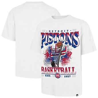 Men's '47 White Detroit Pistons Regional Foundation T-Shirt