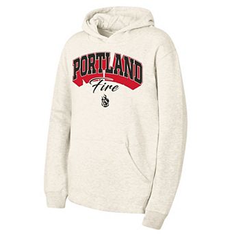Youth Outerstuff Natural Portland Fire Powerful Fleece Hoodie