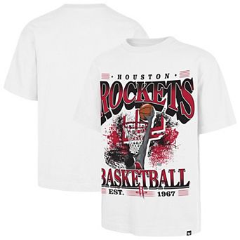 Men's '47 White Houston Rockets Regional Foundation T-Shirt