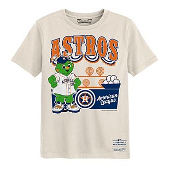 Preschool Mitchell & Ness Cream Houston Astros Step Back Up T-Shirt