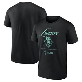 Unisex Logo Athletic Black New York Liberty In Motion T-Shirt