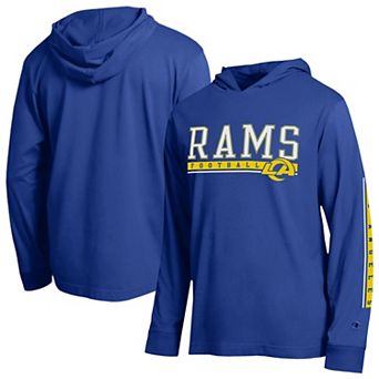 Men's Champion Royal Los Angeles Rams All Star Hooded T-Shirt