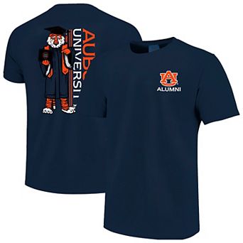 Men's Navy Auburn Tigers Mascot Grad Achievement Unlocked T-Shirt