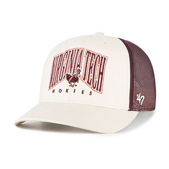 Men's '47 Natural Virginia Tech Hokies Drawbridge Trucker Adjustable Hat