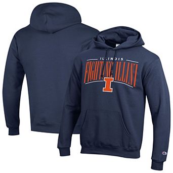 Men's Champion Navy Illinois Fighting Illini Team Pride Powerblend Hoodie
