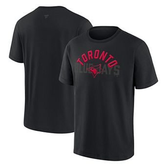 Men's Fanatics Toronto Blue Jays Black Out Heavyweight T-Shirt