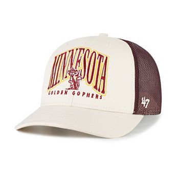 Men's '47 Natural Minnesota Golden Gophers Drawbridge Trucker Adjustable Hat