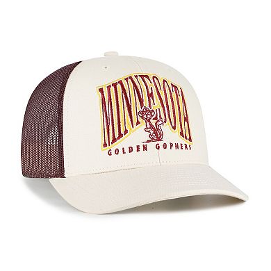 Men's '47 Natural Minnesota Golden Gophers Drawbridge Trucker Adjustable Hat