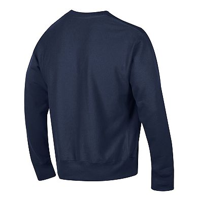 Men's Champion Navy Notre Dame Fighting Irish Relentless Reverse Weave Sweatshirt