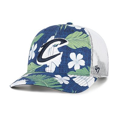 Men's '47 Navy Cleveland Cavaliers Beach Side Trucker Adjustable Hat