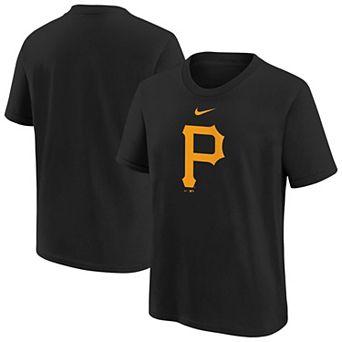 Youth Nike Black Pittsburgh Pirates Large Logo T-Shirt