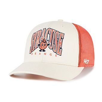 Men's '47 Natural Syracuse Orange Drawbridge Trucker Adjustable Hat