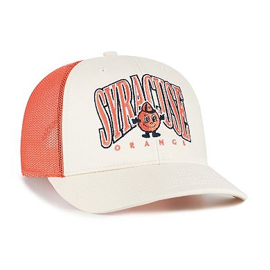 Men's '47 Natural Syracuse Orange Drawbridge Trucker Adjustable Hat