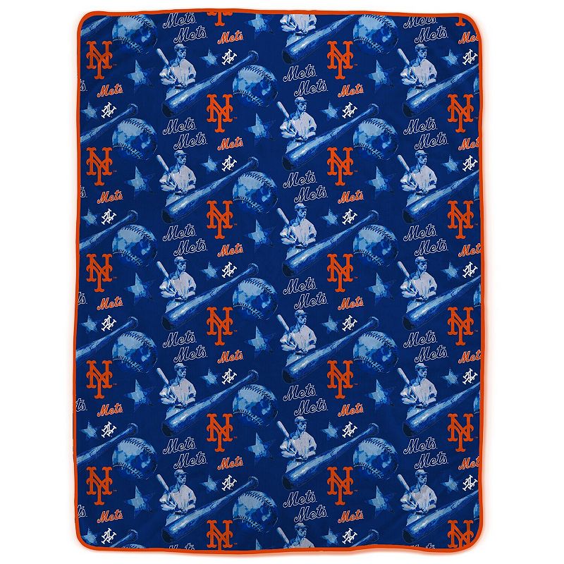 Pegasus New York Mets Tonal Slugger Ultra Cozy Oversized Blanket, Team