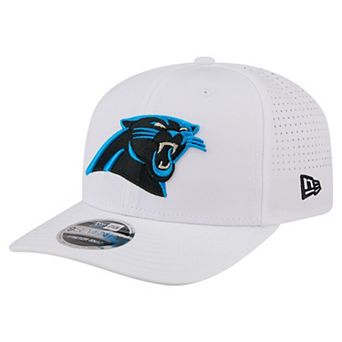 Men's New Era White Carolina Panthers Name Plate 9SEVENTY Adjustable Hat