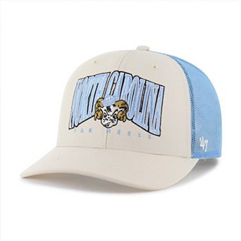 Men's '47 Natural North Carolina Tar Heels Drawbridge Trucker Adjustable Hat