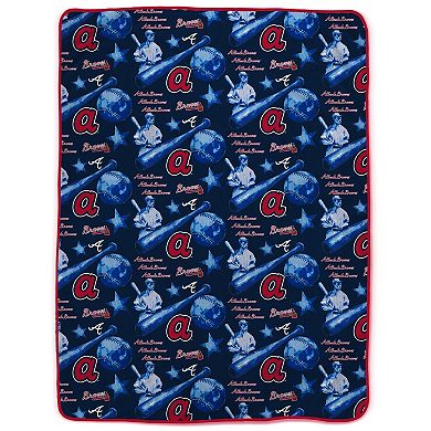 Pegasus Atlanta Braves Tonal Slugger Ultra Cozy Oversized Blanket