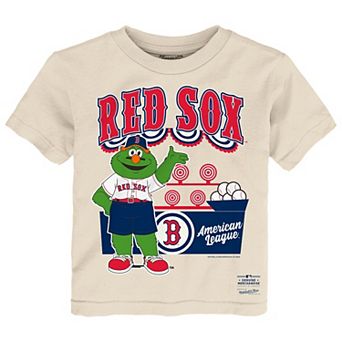 Toddler Mitchell & Ness Cream Boston Red Sox Step Back Up T-Shirt