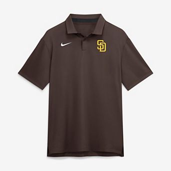 Men's Nike Brown San Diego Padres Tour Dri-FIT Polo