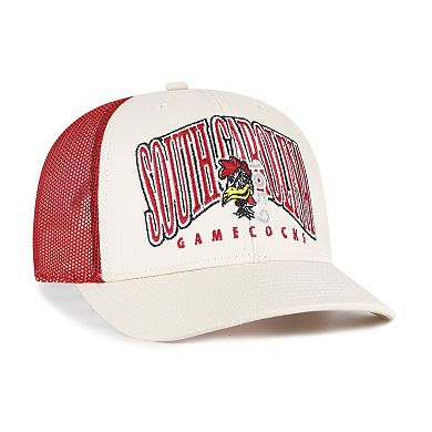 Men's '47 Natural South Carolina Gamecocks Drawbridge Trucker Adjustable Hat