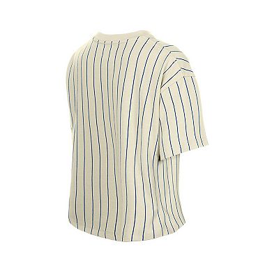 Women's New Era Cream Los Angeles Dodgers Throwback Boxy T-Shirt