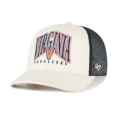 Men's '47 Natural Virginia Cavaliers Drawbridge Trucker Adjustable Hat