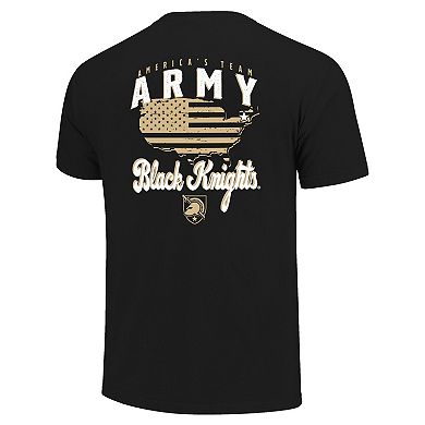 Men's Black Army Black Knights America's Team T-Shirt