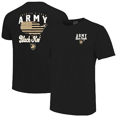 Men's Black Army Black Knights America's Team T-Shirt