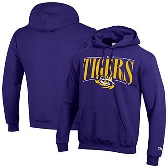 Men's Champion Purple LSU Tigers Team Pride Powerblend Hoodie