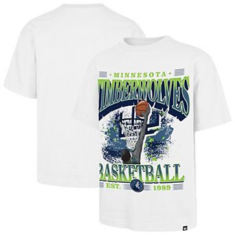 Men's '47 White Minnesota Timberwolves Regional Foundation T-Shirt