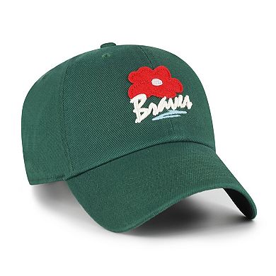 Unisex '47 Green Atlanta Braves Flora Gallery Clean Up Adjustable Hat