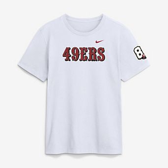 Men's Nike White San Francisco 49ers 80th Anniversary Goal Line Stand T-Shirt